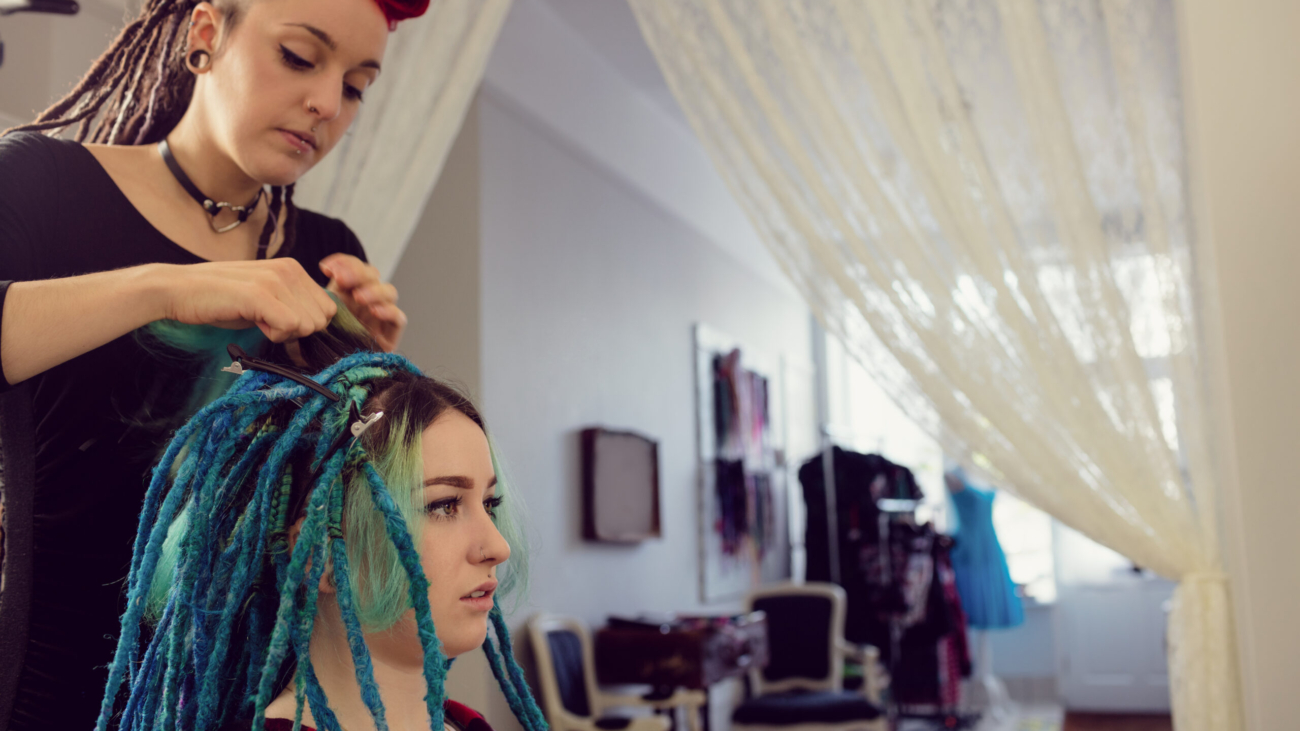 Hair extension in Oakville salon