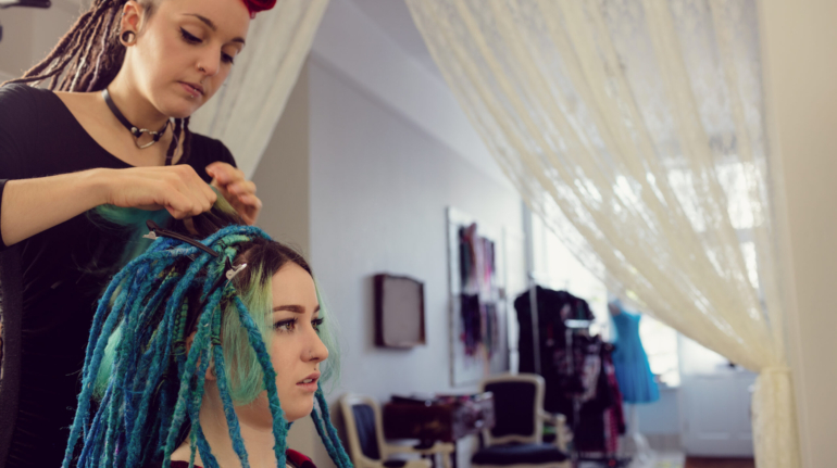 Hair extension in Oakville salon