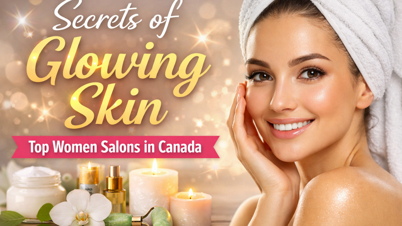 Secrets of glowing skin by women salon Canada